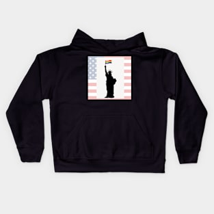 Statue of Liberty -USA- LGBT Kids Hoodie